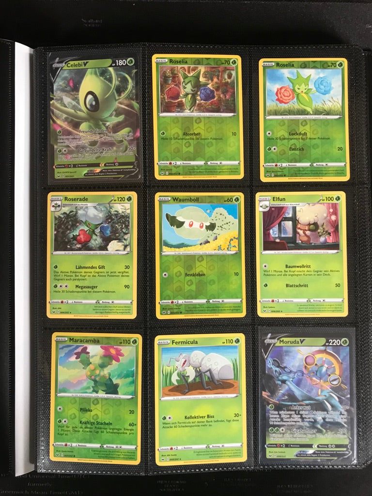 Schwert &amp; Schild Master Set Pokemon Sammlung 216/202 Komplett Deutsch - Near MINT