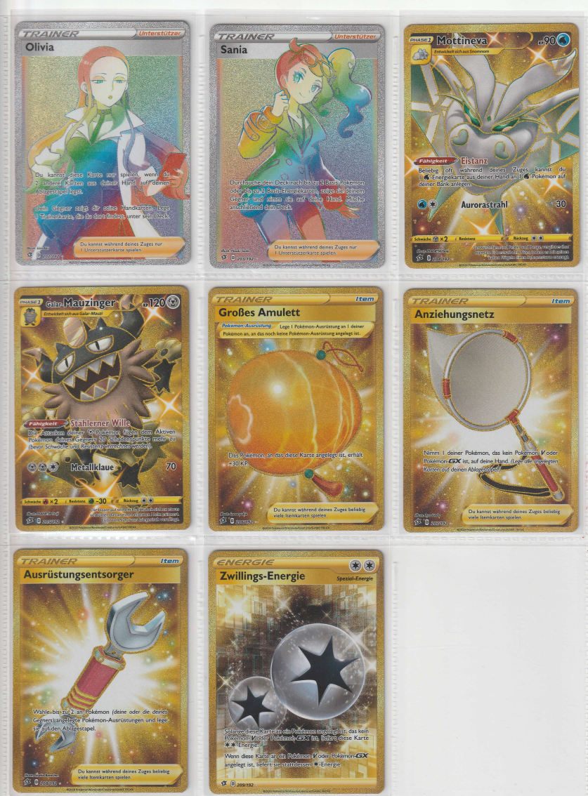 Clash der Rebellen Master Set Pokemon Sammlung Komplett Deutsch 209/192