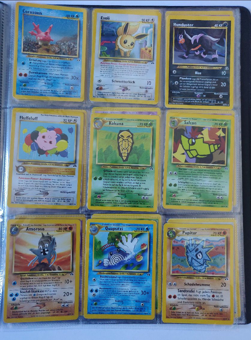 Neo Entdeckung Master Set Pokemon Sammlung Basis 75/75 Komplett Deutsch