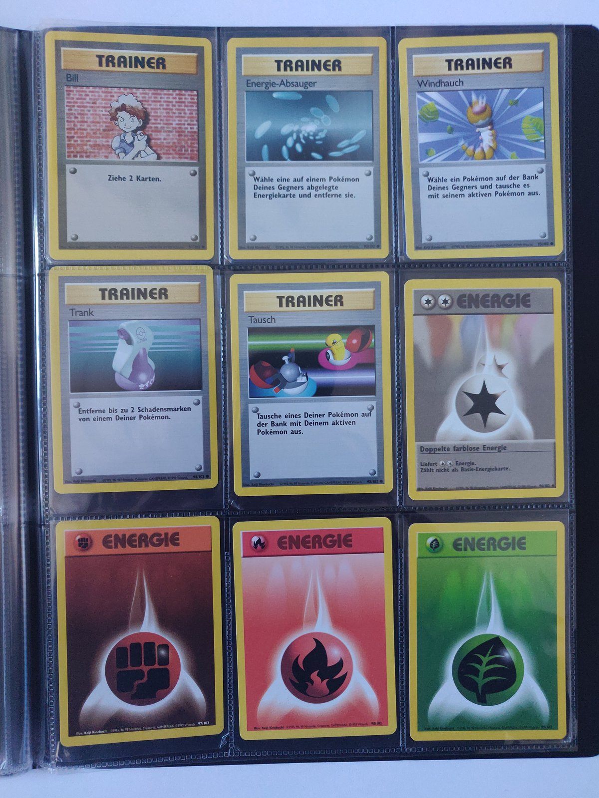 Base Set Master Set Pokemon Sammlung Basis 102/102 Komplett Deutsch
