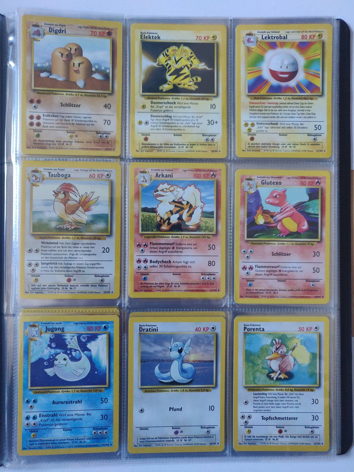 Base Set Master Set Pokemon Sammlung Basis 102/102 Komplett Deutsch