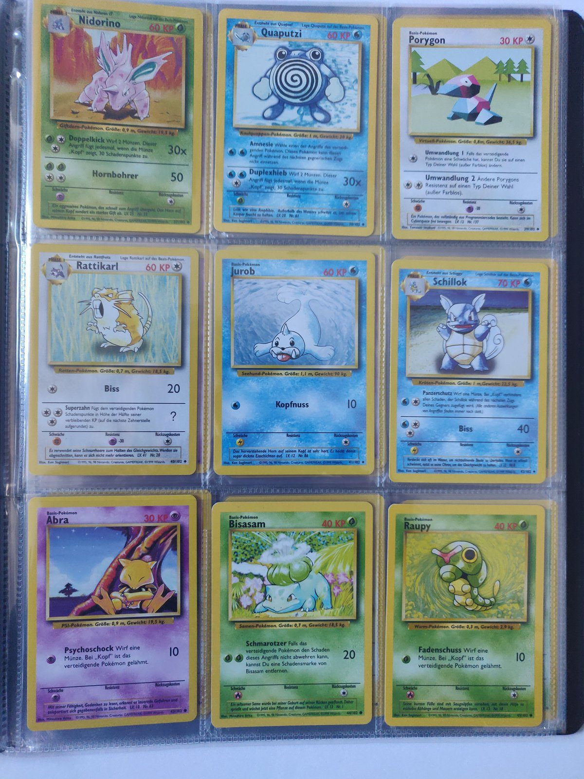 Base Set Master Set Pokemon Sammlung Basis 102/102 Komplett Deutsch