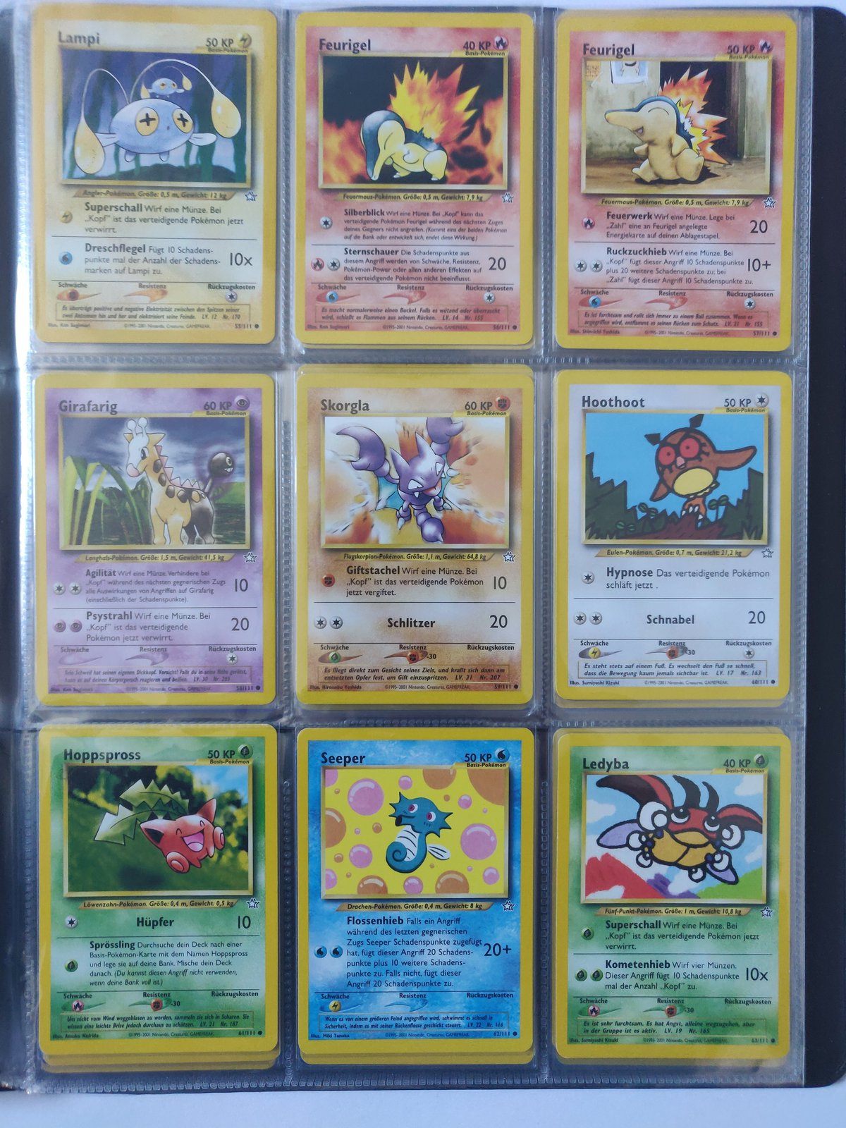 Neo Genesis Master Set Pokemon Sammlung Basis 111/111 Komplett