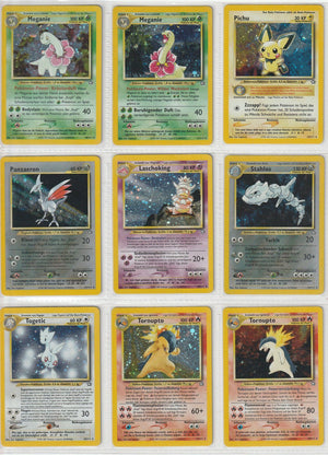 Neo Genesis Master Set Pokemon Sammlung Basis 111/111 Komplett Deutsch