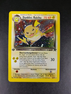 Dunkles Raichu 1 Edition Holo  83/82 Team Rocket - Deutsch - Near Mint