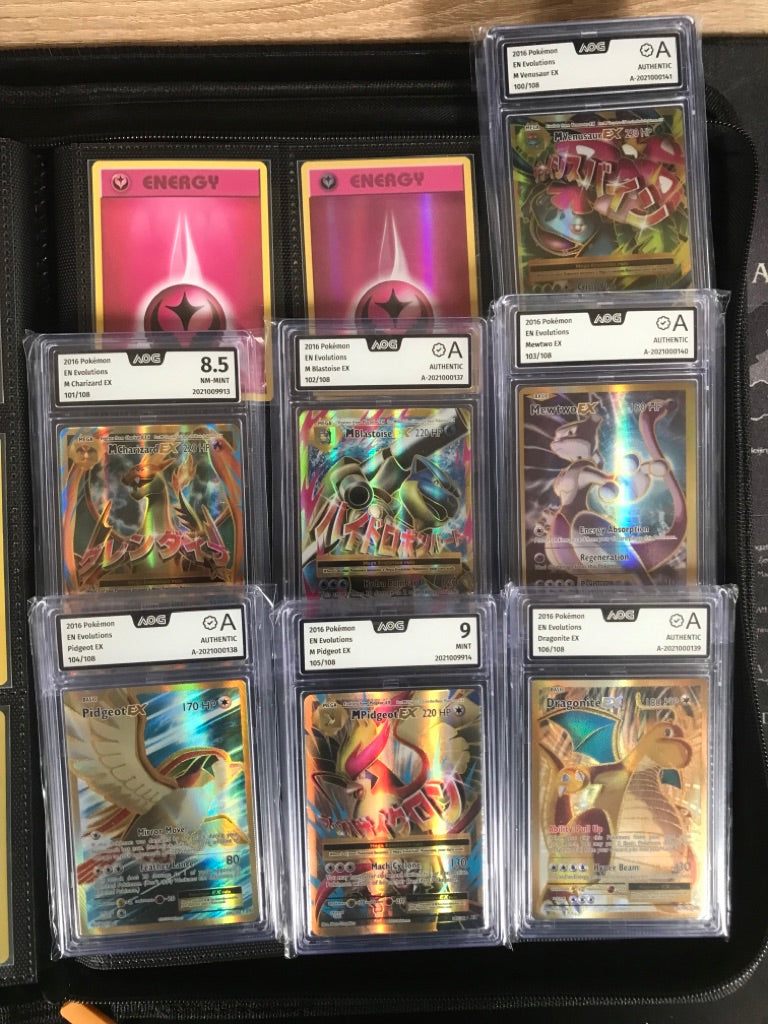 Evolution Master Set Pokemon Sammlung 216/202 Komplett Englisch (+ GRADED KARTEN) - Near Mint