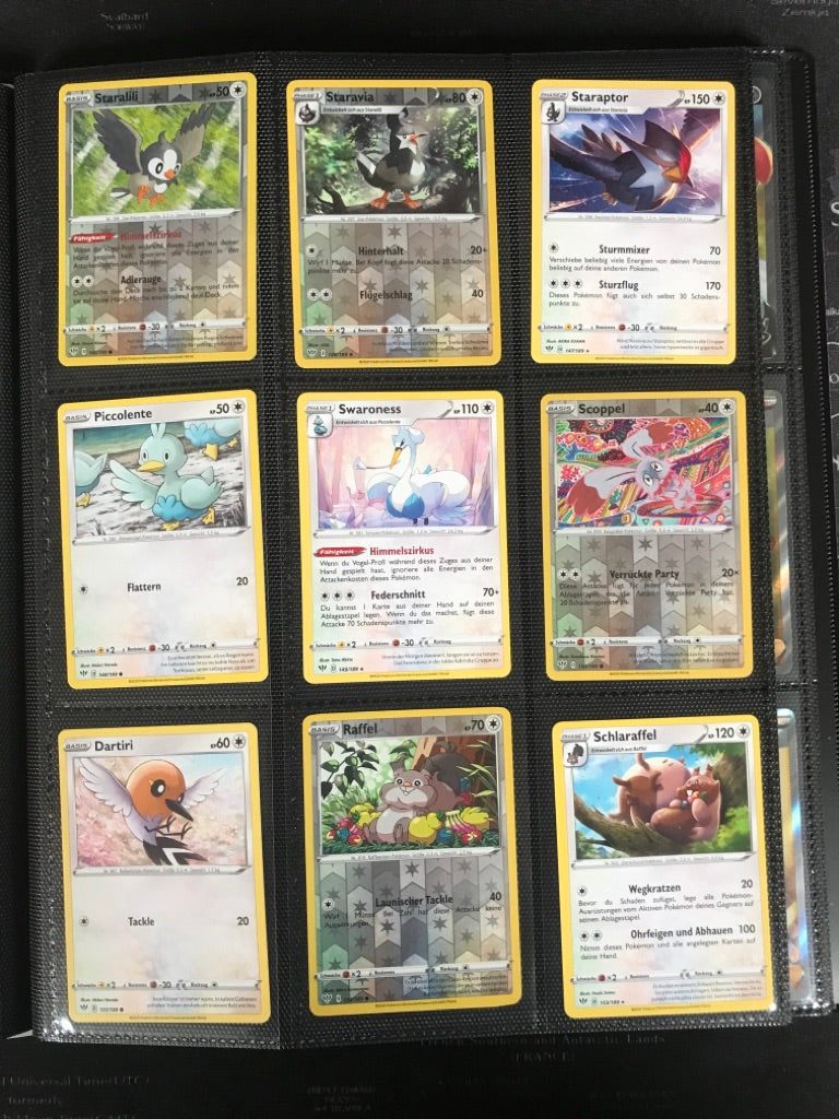 Flammende Finsternis Master Set Pokemon Sammlung 201/189 Komplett Deutsch