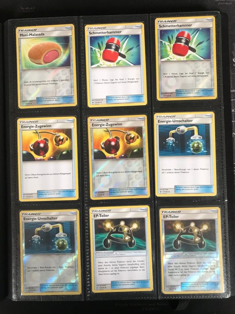 Sonne Mond Basis Master Set Pokemon Sammlung 163/149 Komplett Deutsch