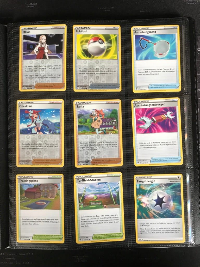 Clash der Rebellen Master Set Pokemon Sammlung Komplett Deutsch 209/192