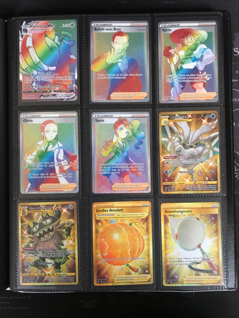 Clash der Rebellen Master Set Pokemon Sammlung Komplett Deutsch 209/192