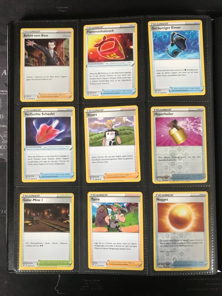 Clash der Rebellen Master Set Pokemon Sammlung Komplett Deutsch 209/192
