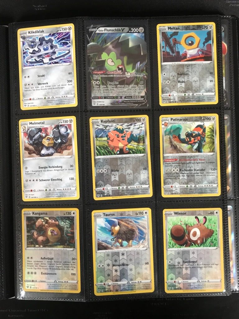 Flammende Finsternis Master Set Pokemon Sammlung 201/189 Komplett Deutsch