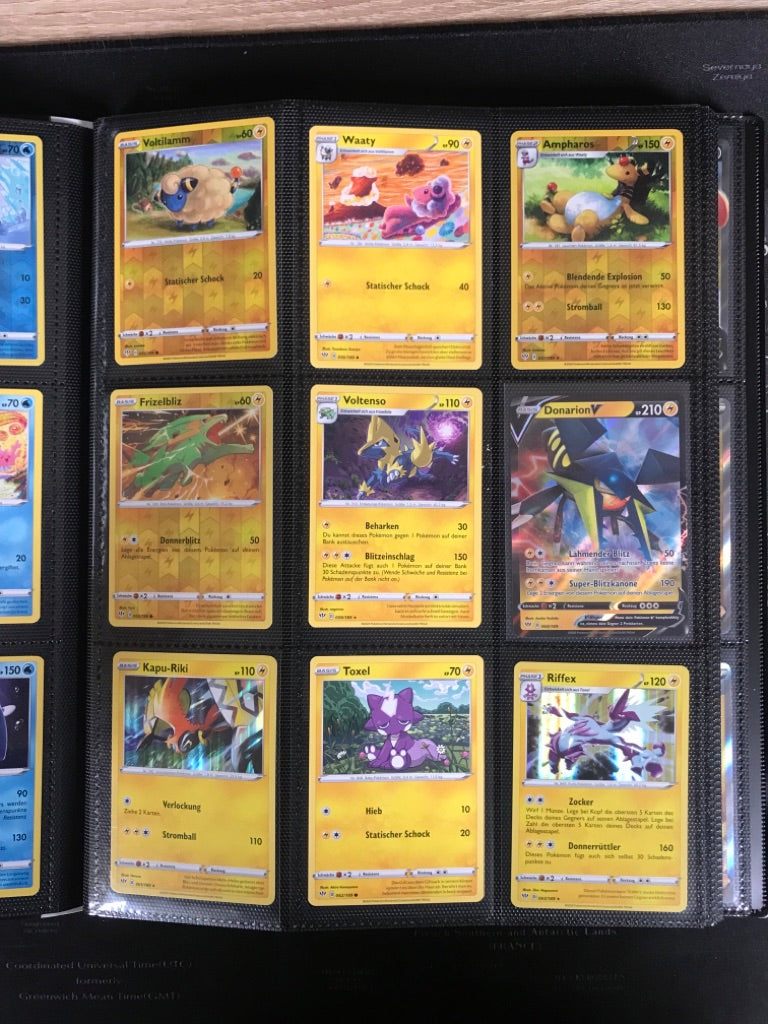 Flammende Finsternis Master Set Pokemon Sammlung 201/189 Komplett Deutsch