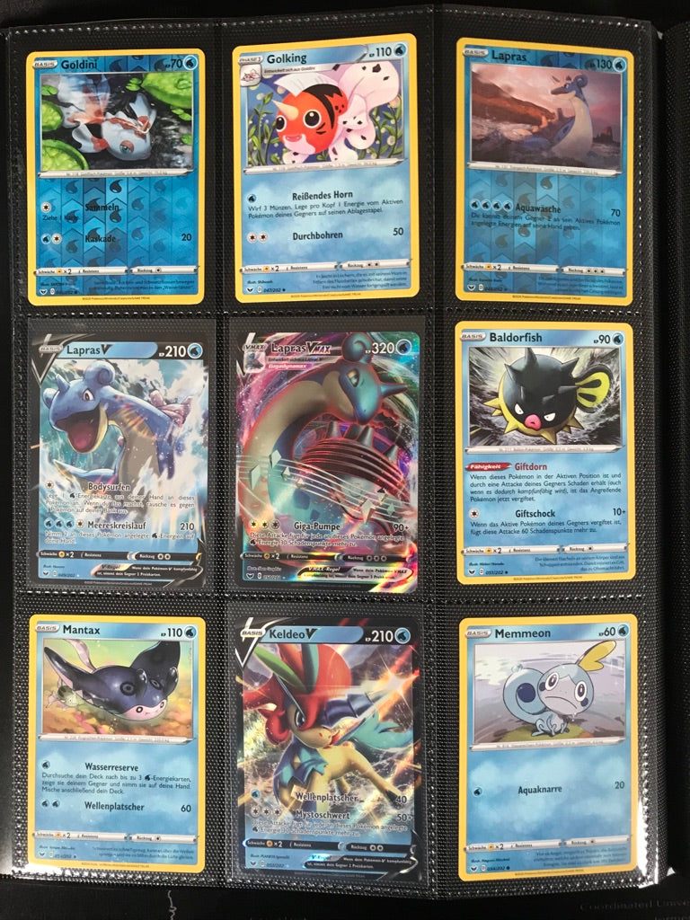 Schwert &amp; Schild Master Set Pokemon Sammlung 216/202 Komplett Deutsch - Near MINT