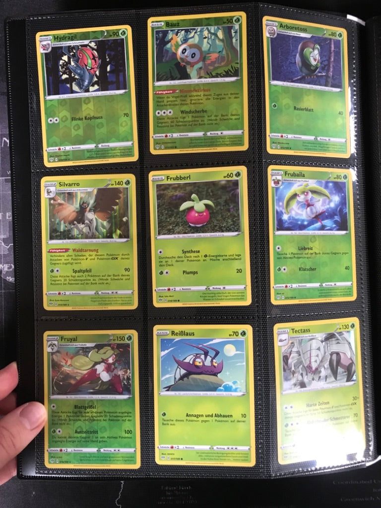 Flammende Finsternis Master Set Pokemon Sammlung 201/189 Komplett Deutsch