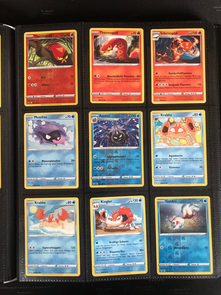 Schwert &amp; Schild Master Set Pokemon Sammlung 216/202 Komplett Deutsch - Near MINT