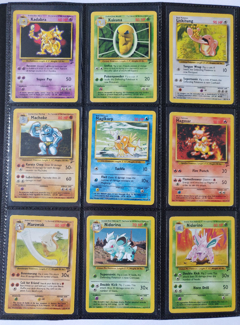 Base Set 2 Master Set Pokemon Sammlung Basis 130/130 Komplett Englisch