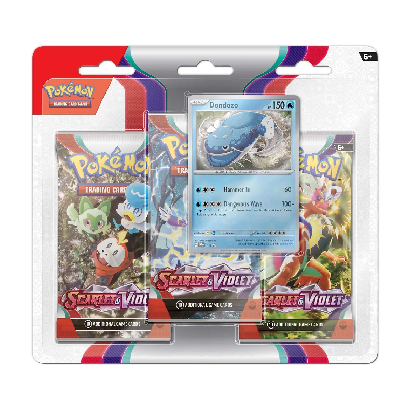 Scarlet &amp; Violet 3-pack Blister - Karmesin &amp; Purpur - Englisch- Vorbestellung 31.03.23*