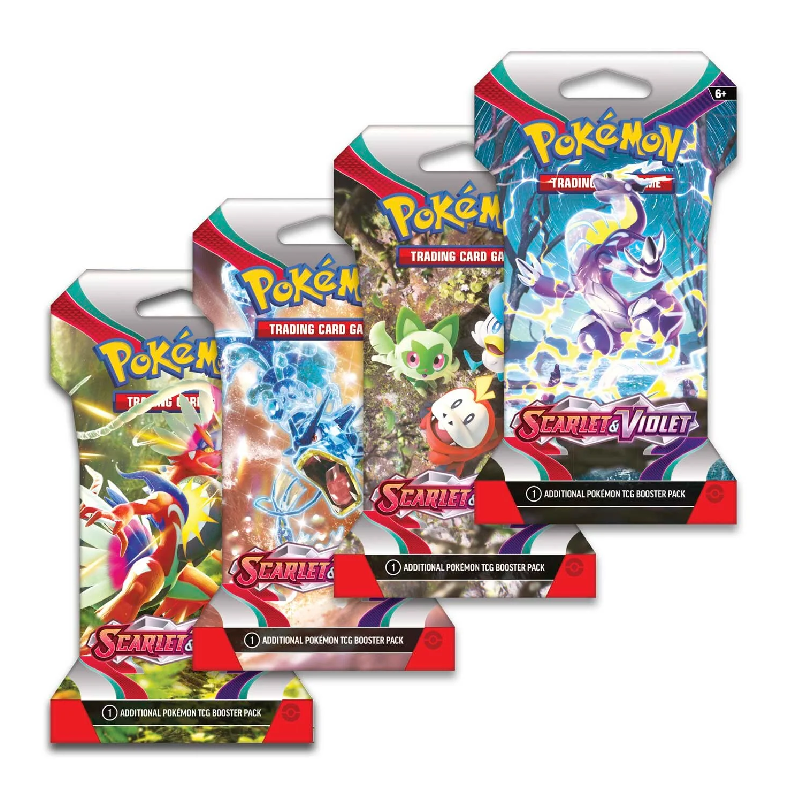 Scarlet &amp; Violet Sleeved Booster - Karmesin &amp; Purpur - Englisch- Vorbestellung 31.03.23*