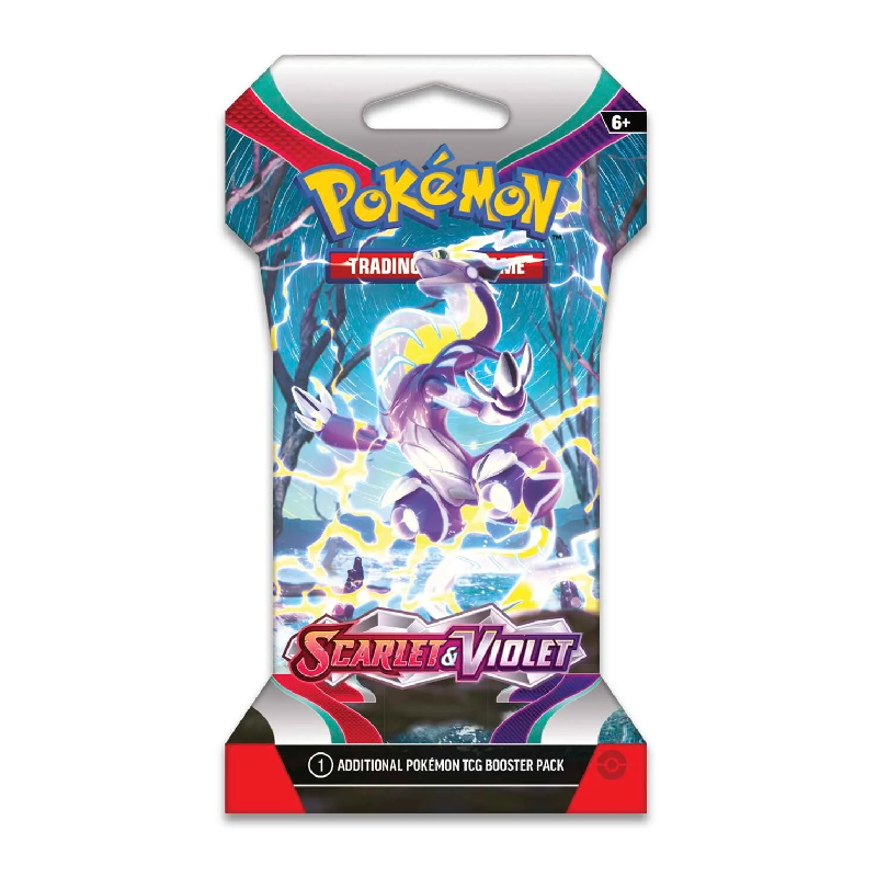 Scarlet &amp; Violet Sleeved Booster - Karmesin &amp; Purpur - Englisch- Vorbestellung 31.03.23*