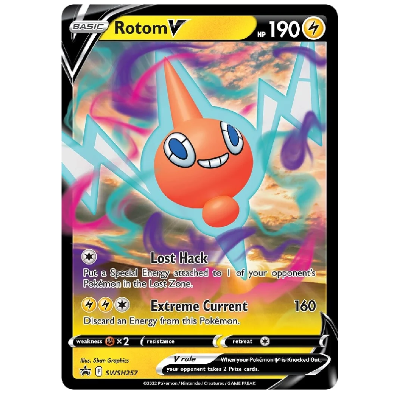 Hidden Potential Tin Rotom V - Lost Origin - Englisch