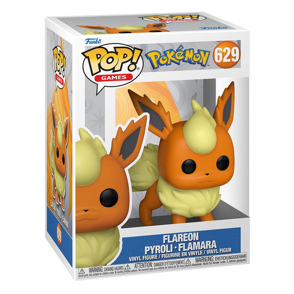 Pokemon POP! Games Vinyl Figur Flareon (EMEA) 9 cm - Funko Pop Flamara