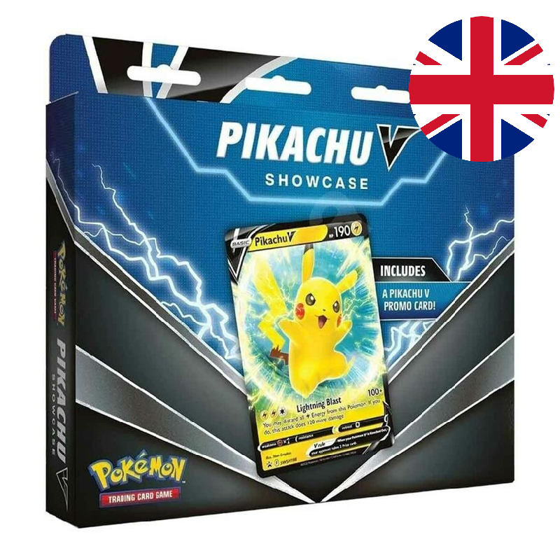 Pikachu V Showcase Box - Englisch