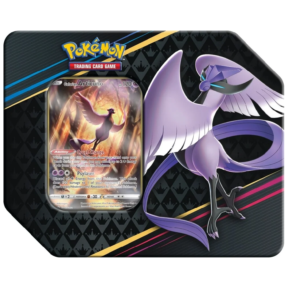 Crown Zenith Galarian Articuno 7&#39;&#39; Tin - Englisch - Vorbestellung