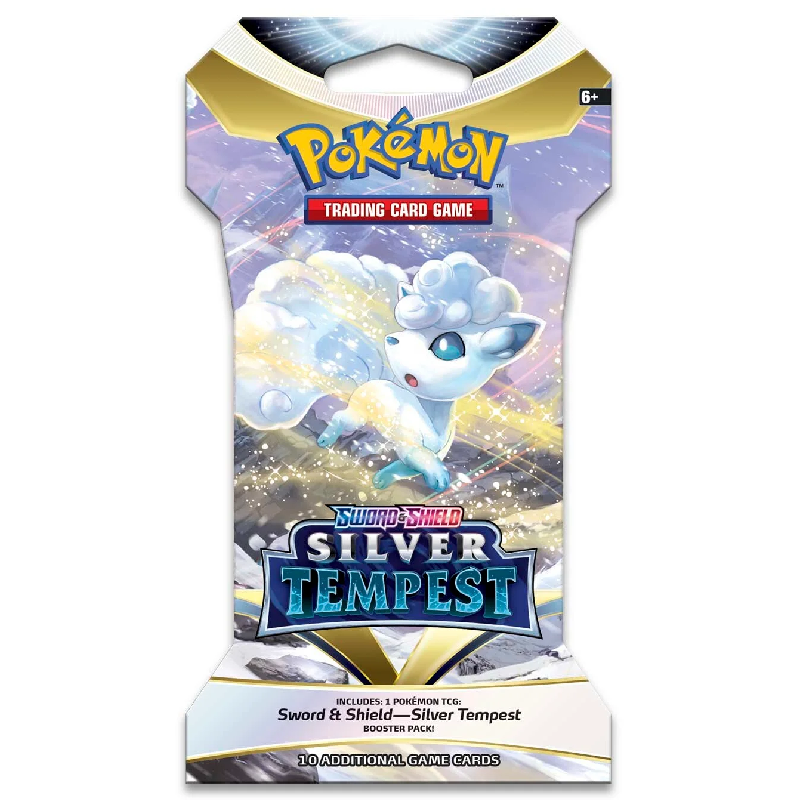 Silver Tempest Sleeved Booster - Englisch