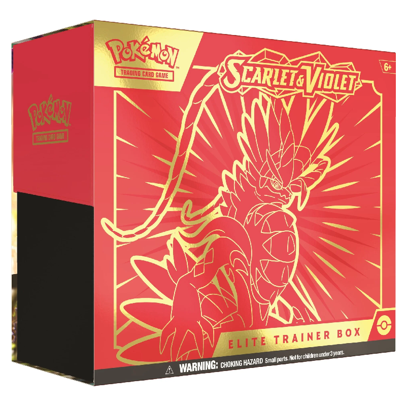 Scarlet &amp; Violet Elite Trainer Box - Karmesin &amp; Purpur - Englisch