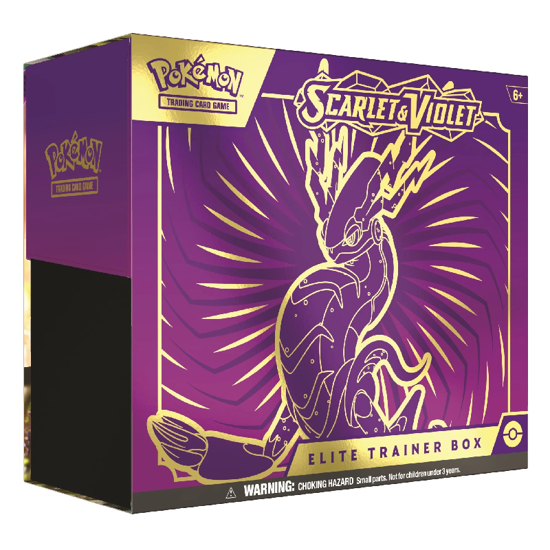 Scarlet & Violet Elite Trainer Box - Karmesin & Purpur - Englisch