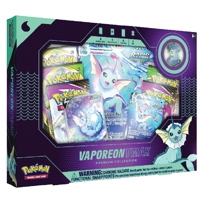 Vaporeon Vmax Premium Collection (EU Version) - Englisch