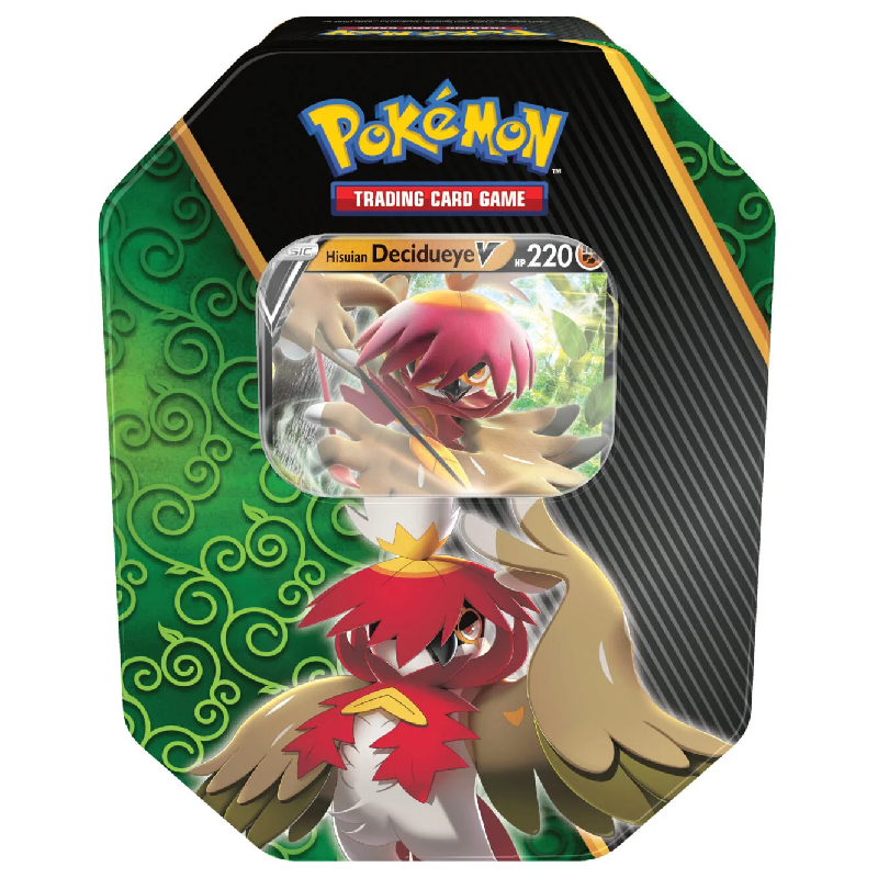 Pokemon Divergent Powers 2022 Summer Tin - Hisuian Decidueye V  - Englisch