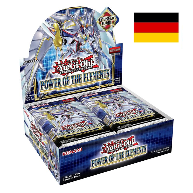 Power of the Elements 1. Edition Display Yu-gi-oh! - Deutsch