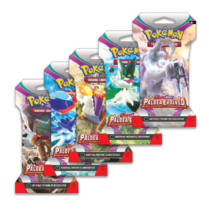 Pokemon Paldea Evolved Sleeved Booster  SV 2.0 - Englisch