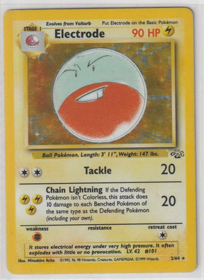 Electrode Holo 2/64 Dschungel Jungle - Englisch - Excellent - Near Mint