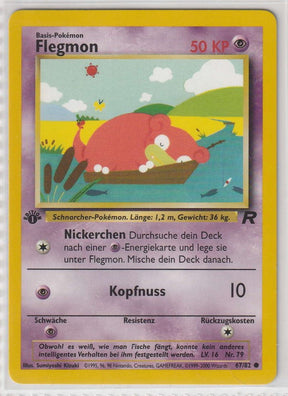 Flegmon 1 Edition 67/82 Team Rocket- Deutsch - Near Mint