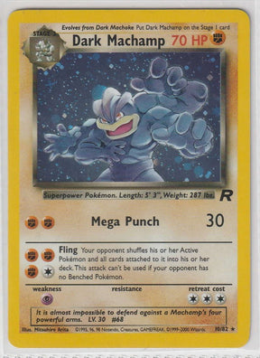 Dark Machamp Holo 10/82 Team Rocket- Englisch - Near Mint