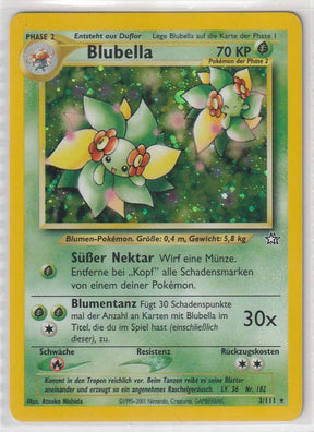 Blubella Holo 3/111 Neo Genesis - Deutsch - Near Mint