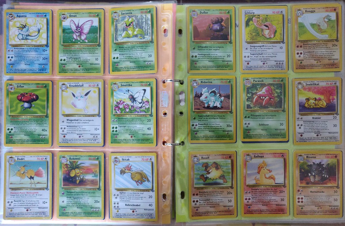 Dschungel Jungle Master Set Pokemon Sammlung Basis 64/64 Komplett Deutsch