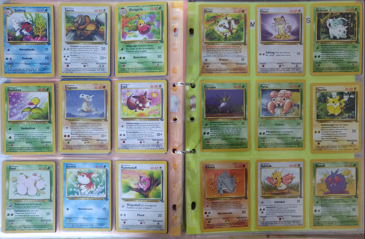 Dschungel Jungle Master Set Pokemon Sammlung Basis 64/64 Komplett Deutsch